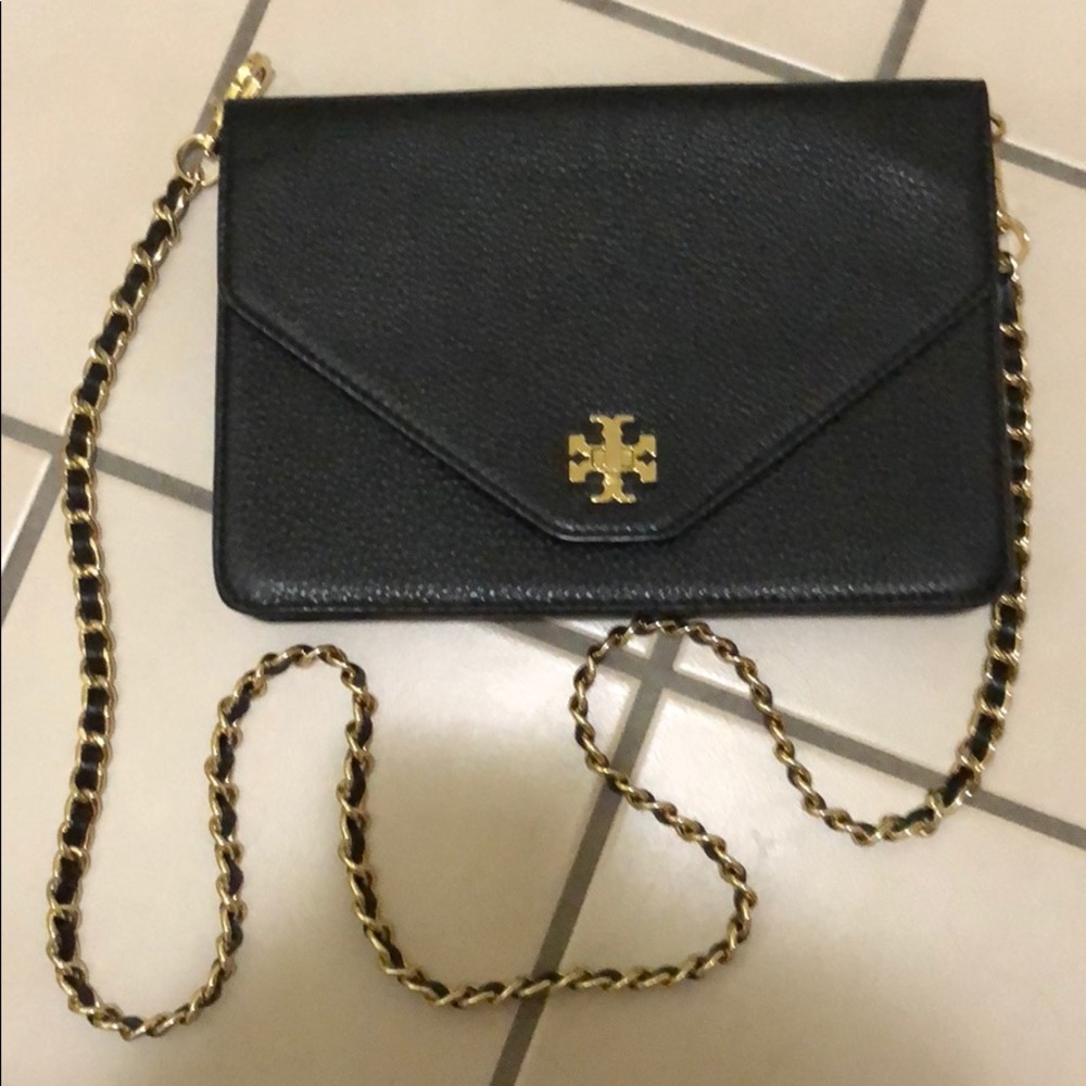 Tory Burch Black Leather Shoulder Bag